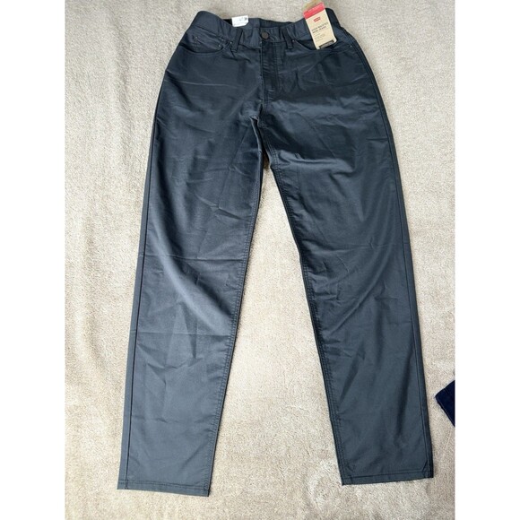 Levis High Waisted Mom Jeans Cotton Hemp Pants Black Size 29x30 - Picture 1 of 14